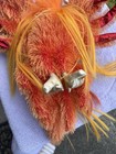 Vintage Folkmanis Phoenix Full Body Hand Puppet Orange Bird Rare Retired 16" — photo 4