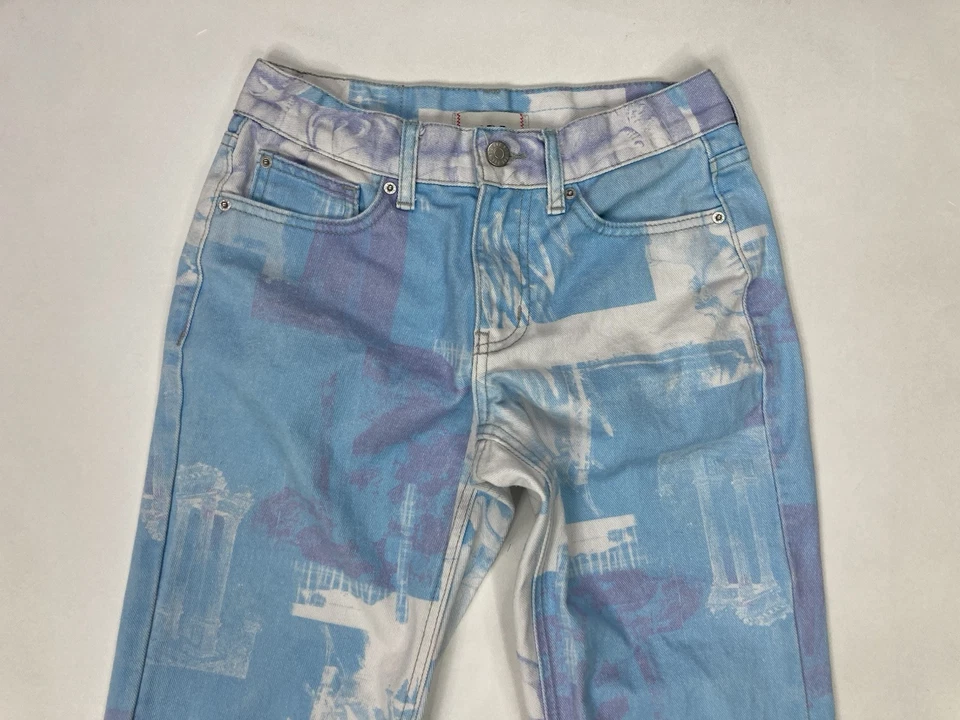 Pantalones de mezclilla BDG Urban Outffiters vaquera estampado renacentista para mujer talla 24 x 30 Foto 2 de 4