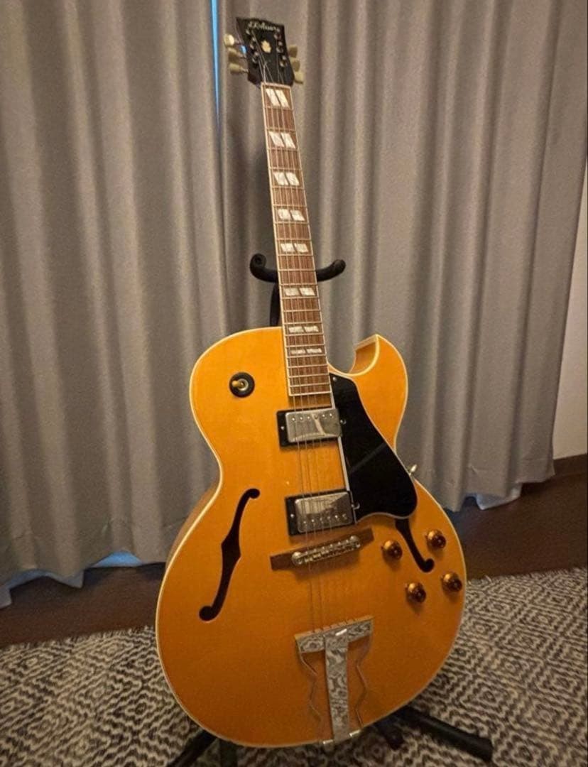 ギター TOKAI FA245 Tokai FA245 Vintage Natural Semi-Hollow ES-335 Style Flatwound