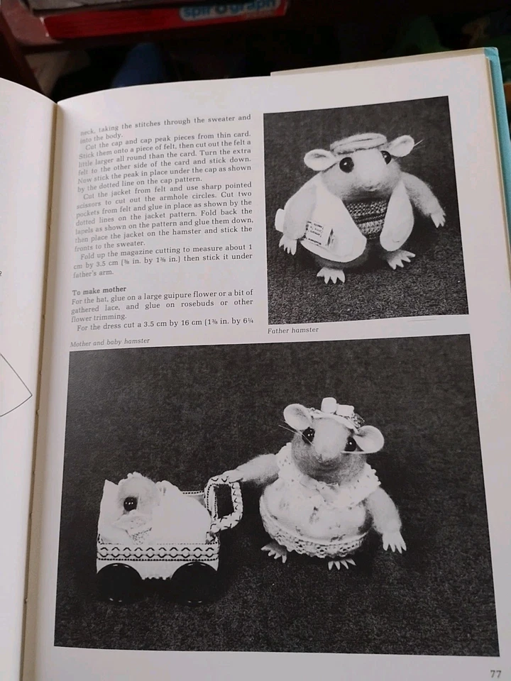 Jean Greenhowe Sewing Boók Miniature Toys + 50 Fabric Animals Book - Image 4 of 4