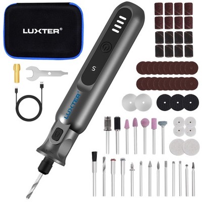 Mini Cordless Rotary Tool Kit 3.7V, 20000RPM, 5 Variable Speed Dremel Tool Ki...