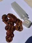 1958 Lincoln Wheat Penny Roll BU Brilliant Uncirculated Red 50 Coin Roll