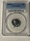 1943-S Steel Cent PCGS MS65 WWII Steel Penny San Francisco Mint