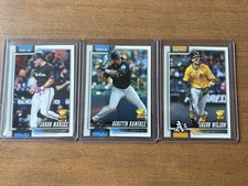 Lot of 3 Topps 2026 75 RC Rookie Trophy Jakob Marsee Jacob Wilson Ramirez A's