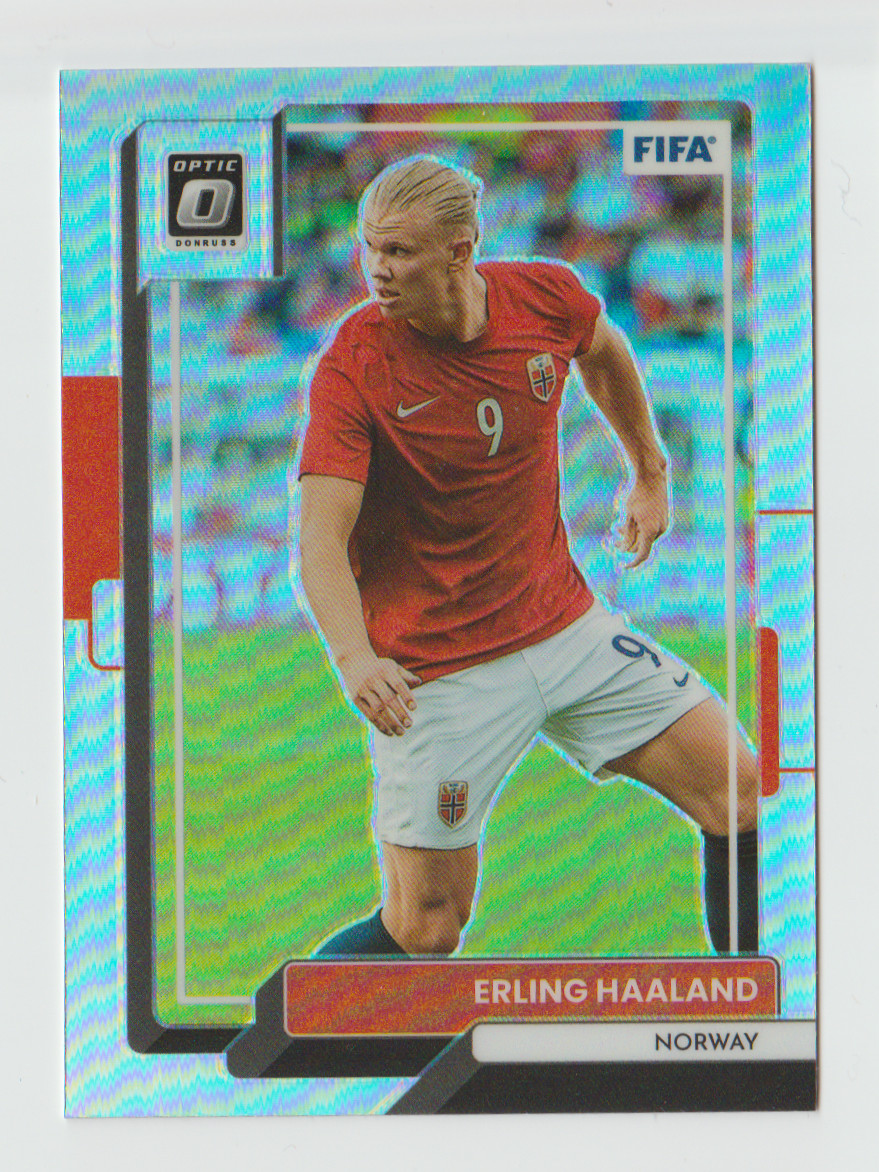 2022-23 Panini Donruss Erling Haaland Optic Silver Prizm #84 - Norway