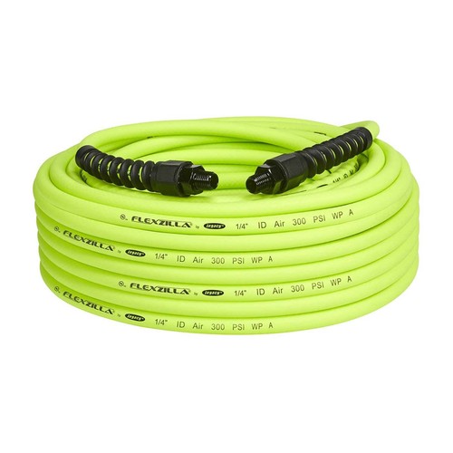 Flexzilla Pro Air Hose, 1/4 in. x 100 ft., Heavy Duty, Lightweight, Hybrid, Z...