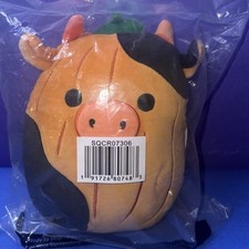 Squishmallow 8" Connor The Pumpkin Cow Mallow Mash Select Series NWT