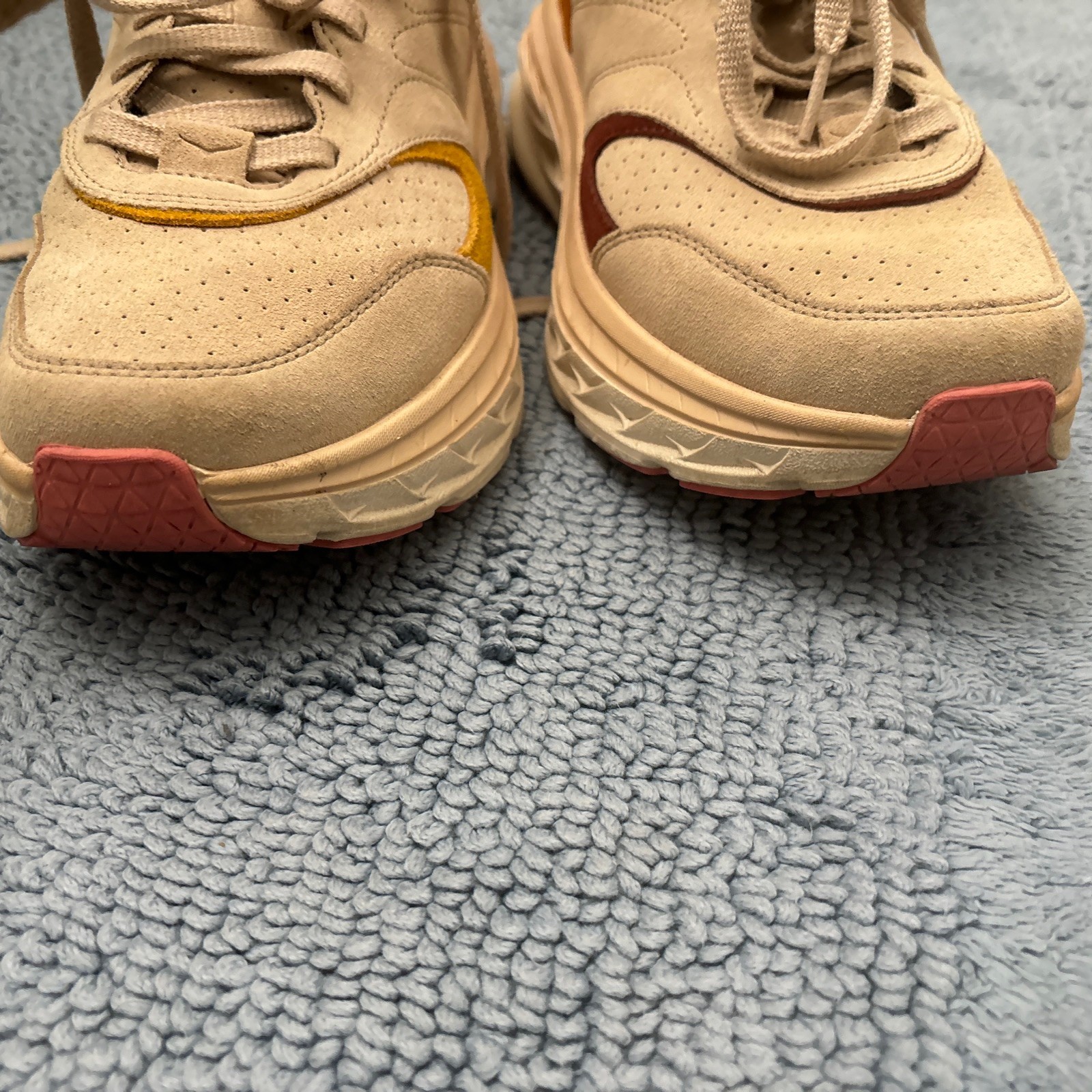 HOKA ONE ONE Bondi L Suede Shifting Sand Shoes Sneakers Womens 10 thumbnail 9