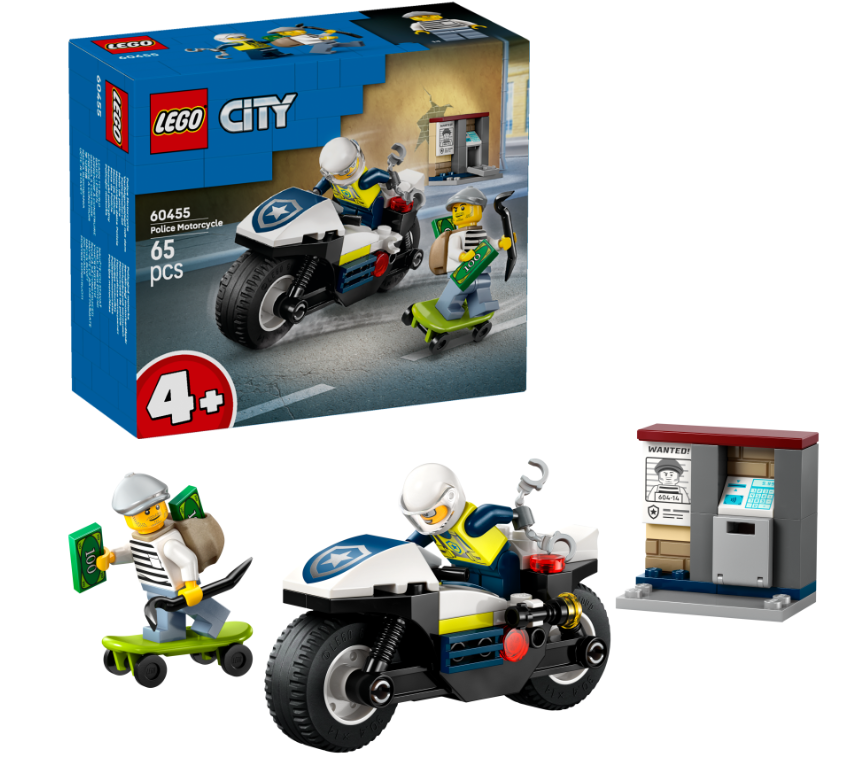 Lego® 4+ Lego® City 60455 Verfolgungsjagd Mit Dem Polizeimotorrad - Bild 7
