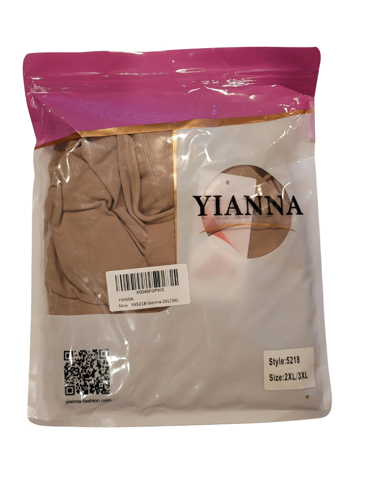 NEW Yianna  Sienna Short 2xl/3xl Shapewear Bodysuit  YA5218  size 2xl 3xl