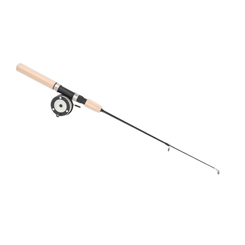 Canna da Pesca Ghiaccio Mulinello Combo 75cm Palo da Pesca Invernale per Padri Figli Marito WT - Foto 10 di 24