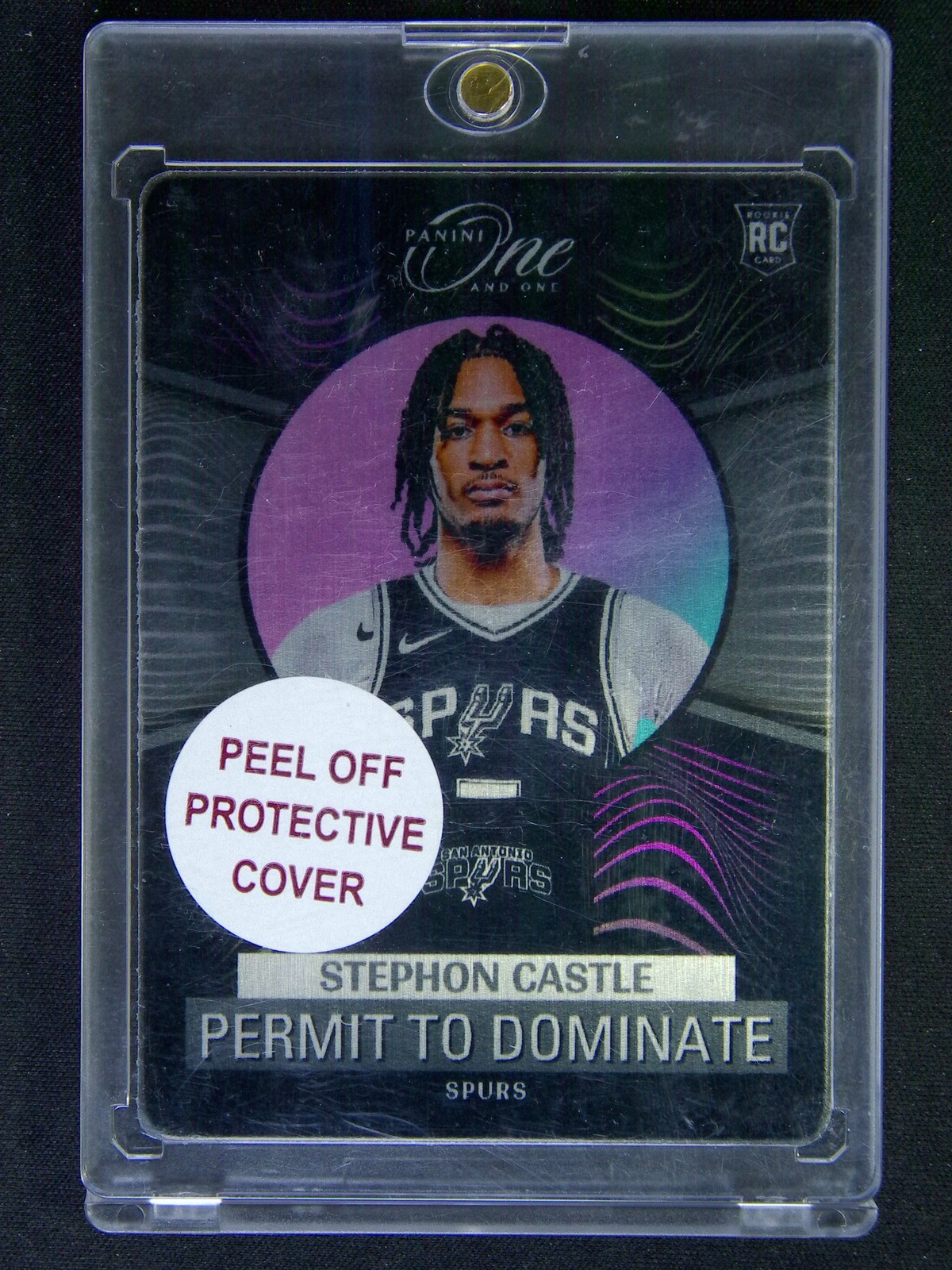2024-25 Panini One and One Stephon Castle RC Permit To Dominate #11