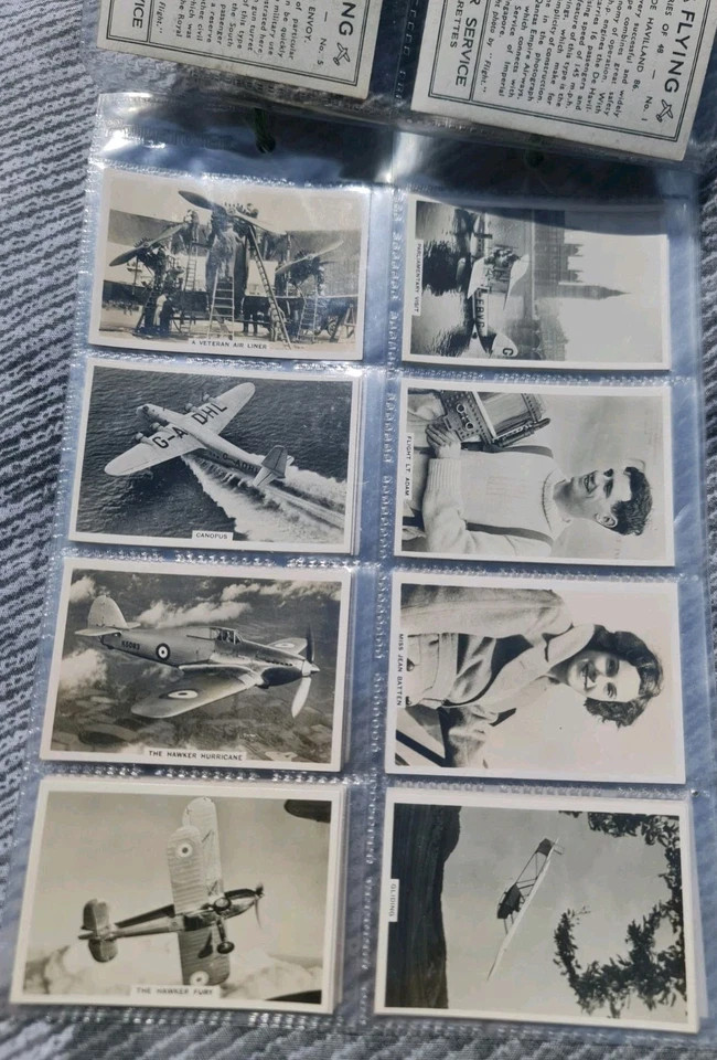 Flying 1938 Senior Service Cigarette Cards - Full Set of 48 Cards - Image 2 of 4