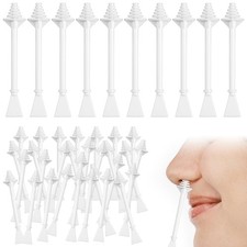 100 Pcs Nose Waxing Sticks Plastic Nasal Cleaning Applicators For Painless No...