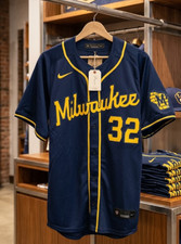 Jacob Misiorowski Milwaukee Brewers 32 Blue Stitched Jersey Mens S-3XL NEW