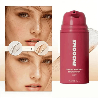 #ad Smooche Korean Color Changing Foundation for All Skin Types Flawless Coverage $8.33