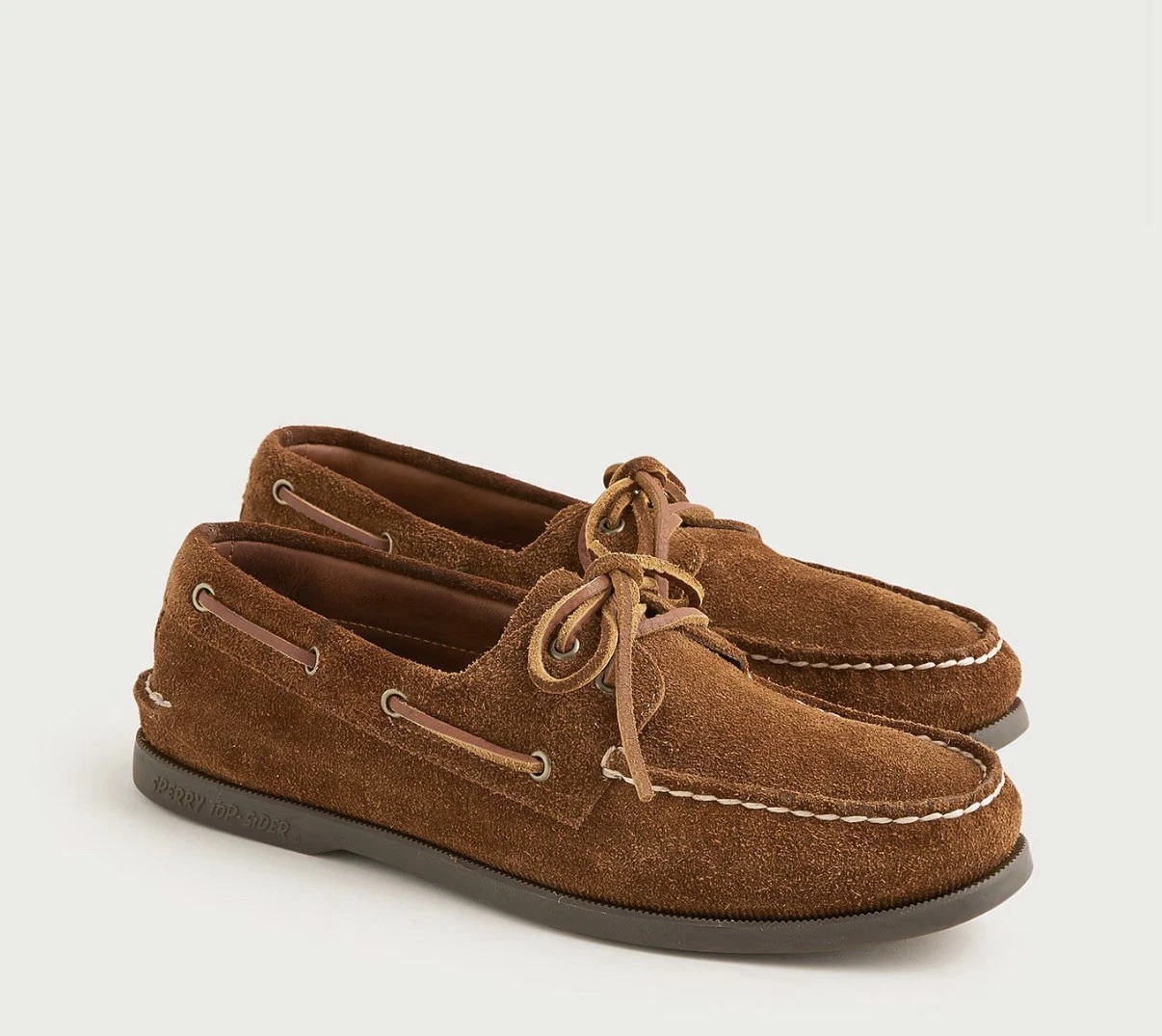 Sperry Top-Sider Original 2-Eye Boat Shoes Men's 10.5M Rust Brown Suede