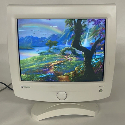 Gateway EV700  Computer Monitor Tested No Power Cord No VGA