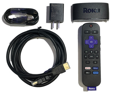 Roku Express 4K HD Kit w/ PRO Rechargeable Remote 4K HDMI Cable 3940X2 TRS