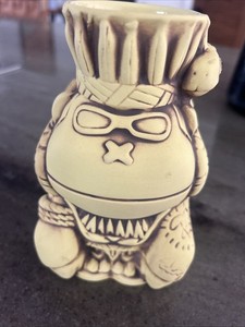 Sun Bum x Tiki Farm Sonny  Limited Edition Tiki Mug Cocktail Yellow Mai Tai