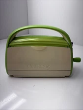 Cricut Cuttlebug Die Cutting Embossing Machine Crank Crafter Green - NO PLATES