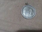 1 OZ .999 Silver Mother's Love Round in Sterling Bezel .Free Ship.
