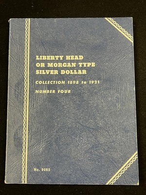 1898-1921 Morgan Silver Dollars Whitman Coin Folder Number 4 Album Book # 9085