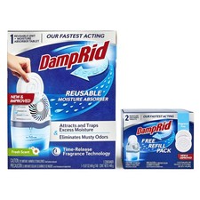Damp Rid Drop Starter Kit with 1 Fresh Scent Moisture Absorbing Tab Odor Elim...