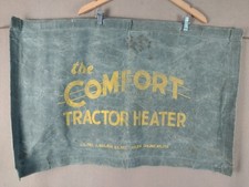 Banner publicitario de lona The Comfort Tractor Heater 33" X 21" #2
