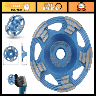 4'' Diamond Cup Wheel for Fast Concrete Grinding - Fits 5/8''-11 Angle Grinders, M