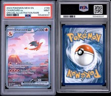 Charizard ex 199/165 Sv: Scarlet Violet 151 Holo PSA 9