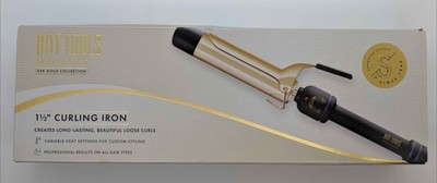 Hot Tools Pro Artist 24K Gold Collection 1 1/2 inch Curling Iron