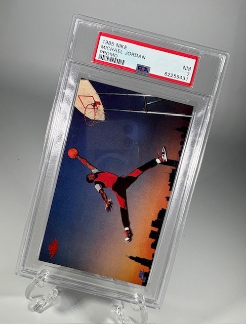 Michael Jordan - Nike - PSA 7 - 1985 NIKE JUMPMAN card # 62259431