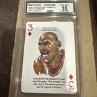 Michael Jordan 2005 Hero Black America Three of Diamonds Playing Card CGC 10 🔥