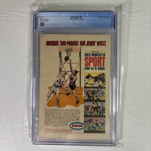 The Avengers #27 April 1966 CGC Universal Grade 8.5 Marvel Comic Book. - Bild 3 von 4