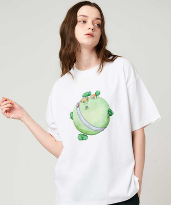 DRAGON BALL Z x Graniph 10 times the Earth Big Silhouette T-shirt