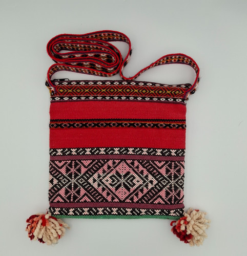 Peruvian Andean Shaman Ceremonial Chuspa Handwoven Shoulder Bag