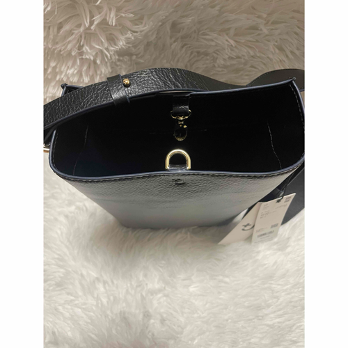 NEW w/tag Uniqlo +J Jil Sander Leather Shoulder Bag Black Authentic Japan F/S - Picture 7 of 8