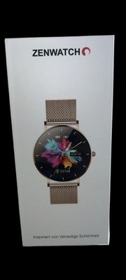 Zenwatch Venice Smartwatch Damen - Ultra Flach 6,8mm - Gold Mesh - AMOLED - NEU