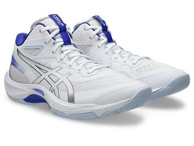 ASICS V-SWIFT FF MT 5 1053A072 101 White Cobalt Burst Volleyball Shoes