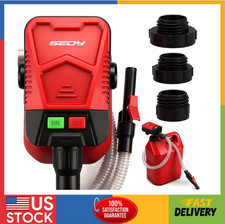 Automatic Fuel Transfer Pump Auto-Stop Battery Operated with Adapters  Hose