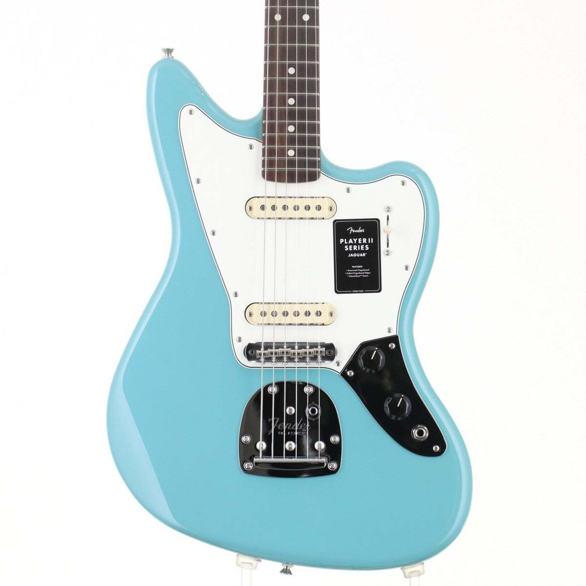 Fender Player II Jaguar Aquatone Blue Electric Guitar Used