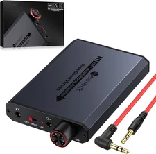 Neoteck 3.5mm Headphone Amp with Bass Boost Portable HiFi Black 