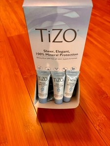 TIZO3 Facial Primer Sunscreen Tinted Lotion Physical broad spectrum 5g x50 tubes
