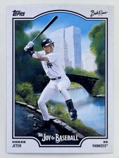 Derek Jeter 2025 Topps X Bob Ross The Joy Of Baseball #70 MLB HOF Yankees Card
