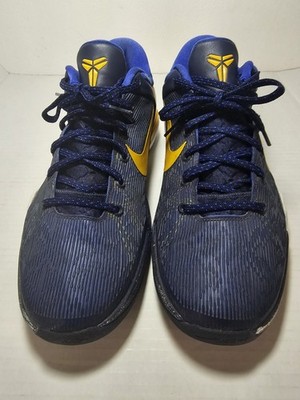 Nike Zoom Kobe 7 VII System Obsidian Gold Blue Men's Size 11 US