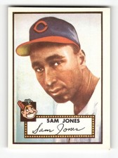 1983 Topps 1952 Reprint Series Sam Jones #382 Cleveland Indians