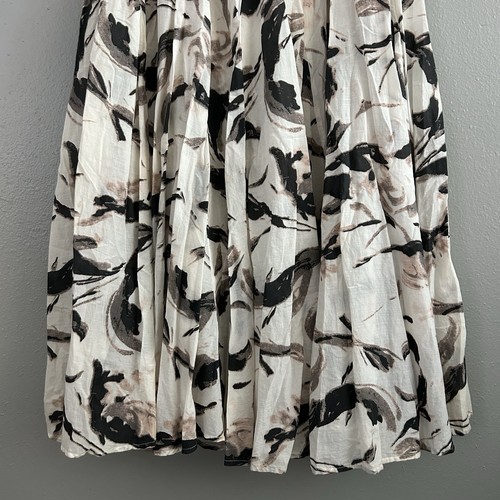 Maxi Falda Larga Elegante Piernas Godet Plisada Talla 12 Alta Boho Algodón Voluminoso - Imagen 3 de 9