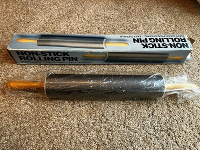Fox Run Non-Stick Rolling Pin Carbon Steel 12-Inch Length 2-Inch W Barrel Silver