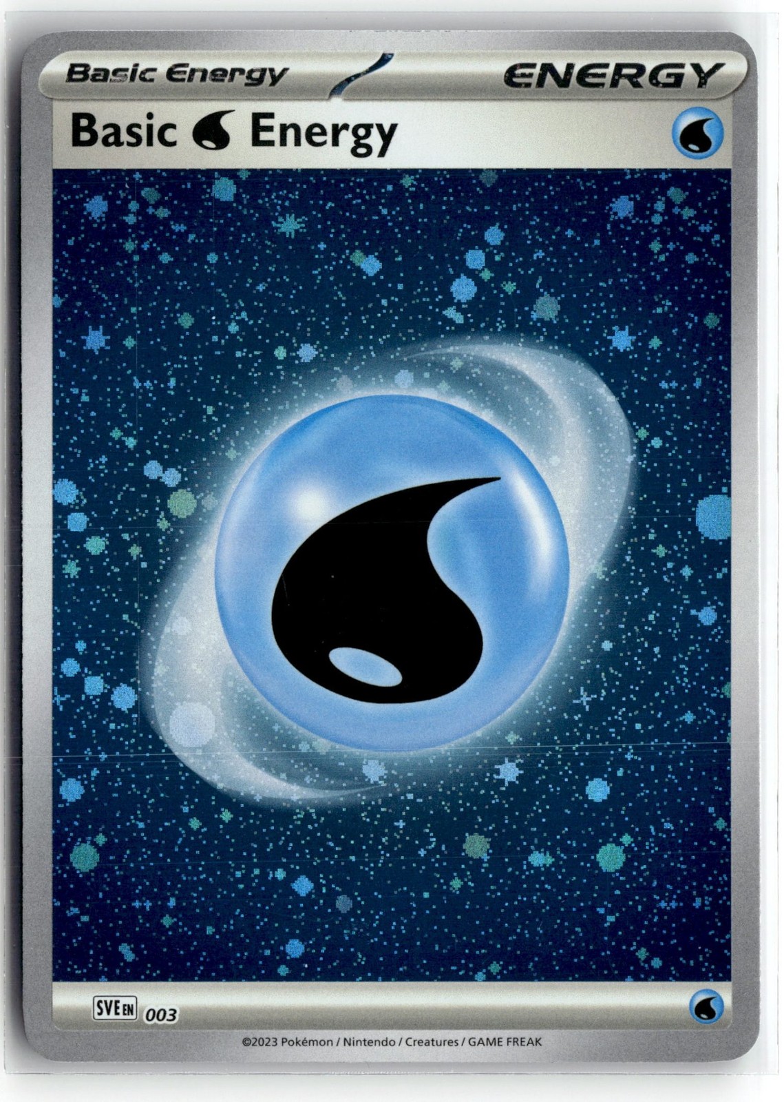 Basic Water Energy (Cosmos Holo) Holofoil [SVE 003] NM C
